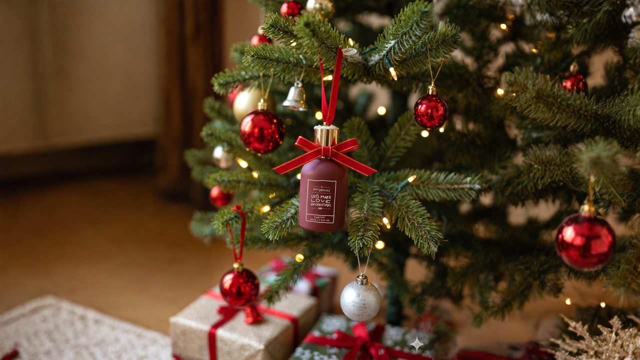 Vánoční stromeček s ozdobami