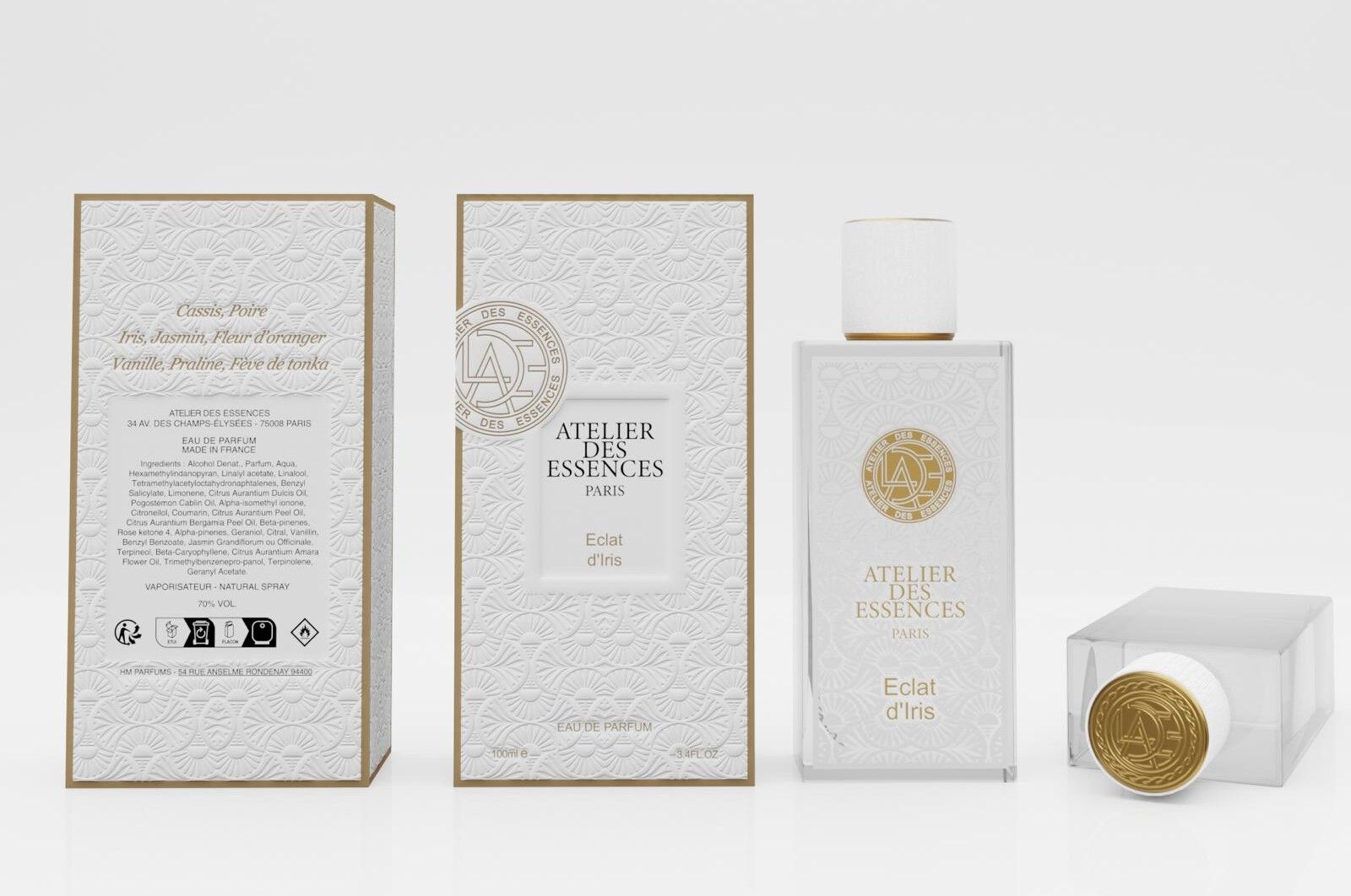 eclat d`iris atelier des essences
