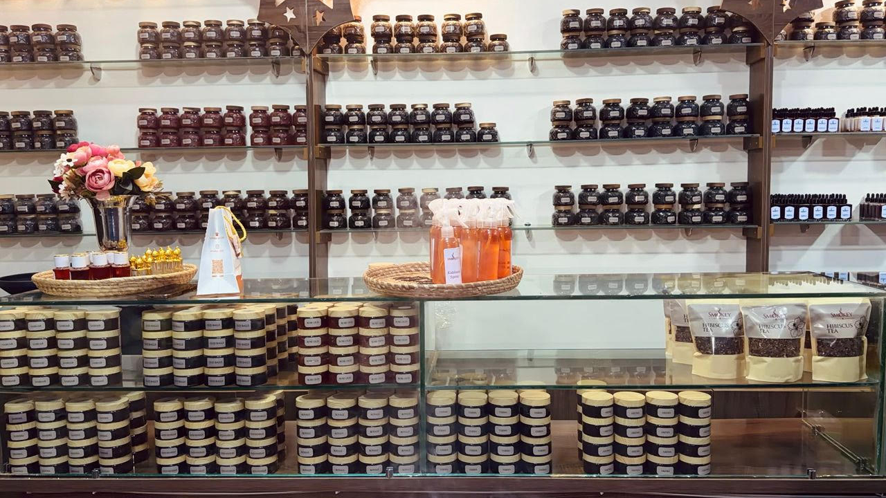 Prodejna Smokey Elixiers v Nigérii