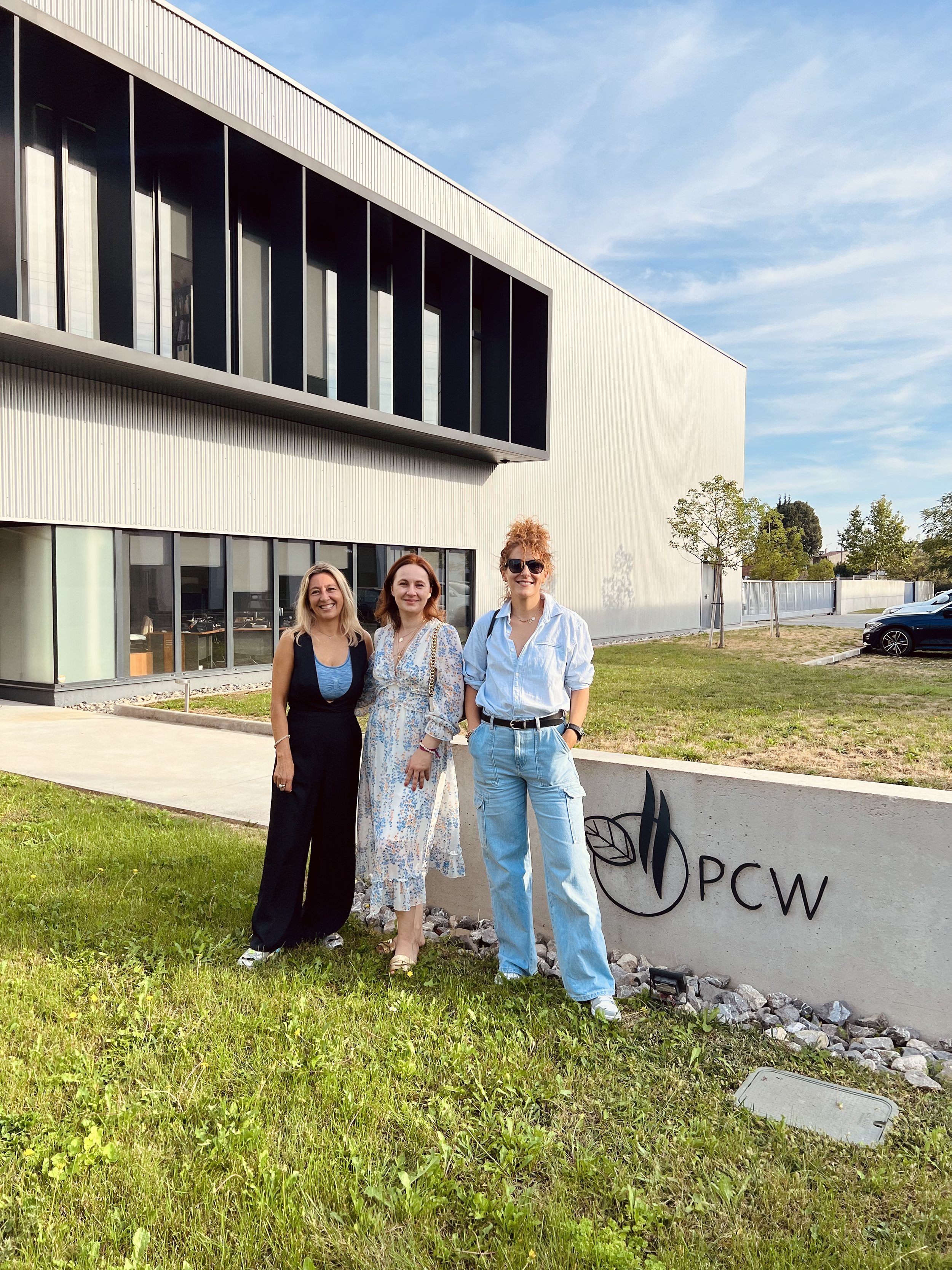 IN FRONT OF PCW HEADQUARTERS, GRASSE, OCTOBER 2023
