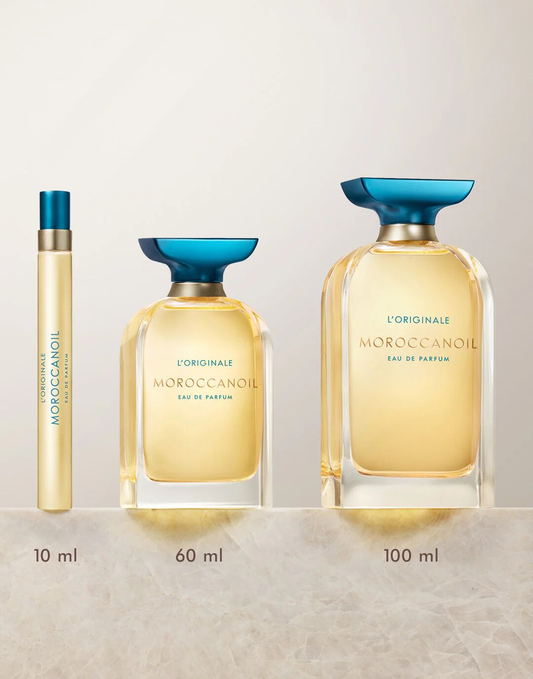 L'Originale Eau de Parfum by Moroccanoil three sizes