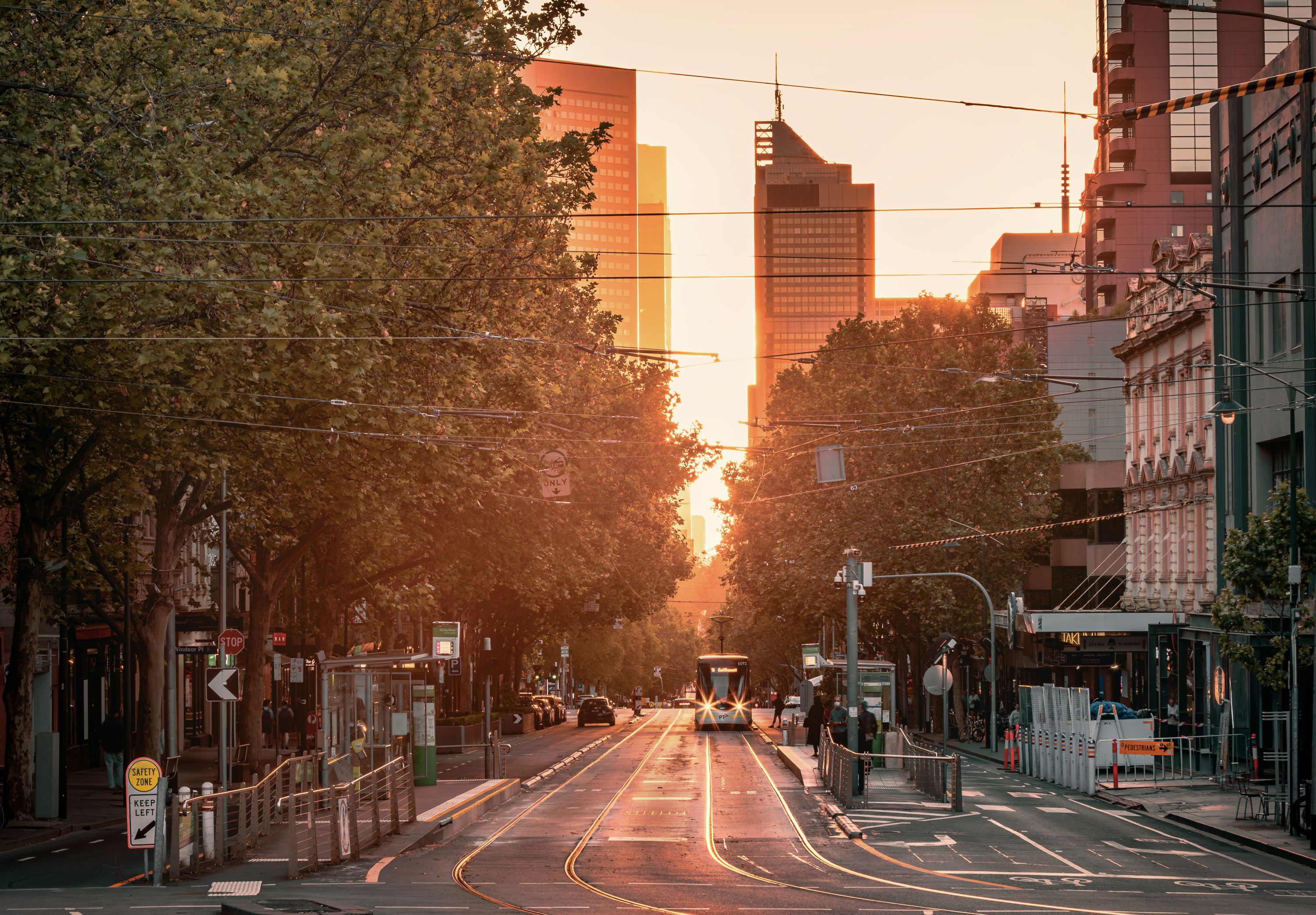 trams tracks in the city of Melbourne, Flaner Sonic Silver perfume is inspired by tram tracks
