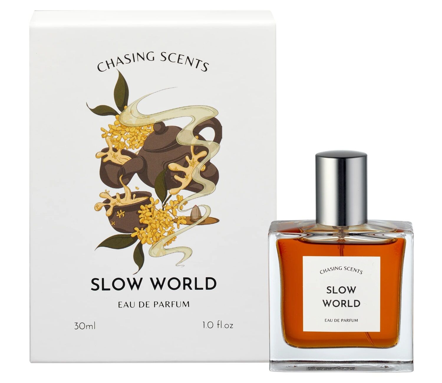Slow World flacon and box