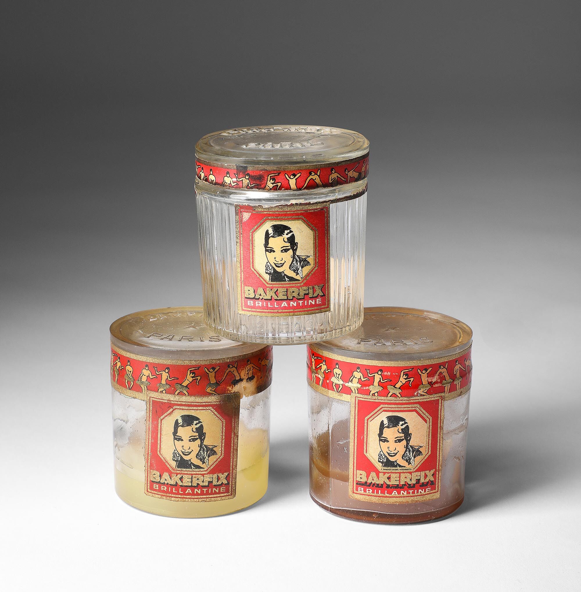 Josephine Baker Brilliantine Bottles.
