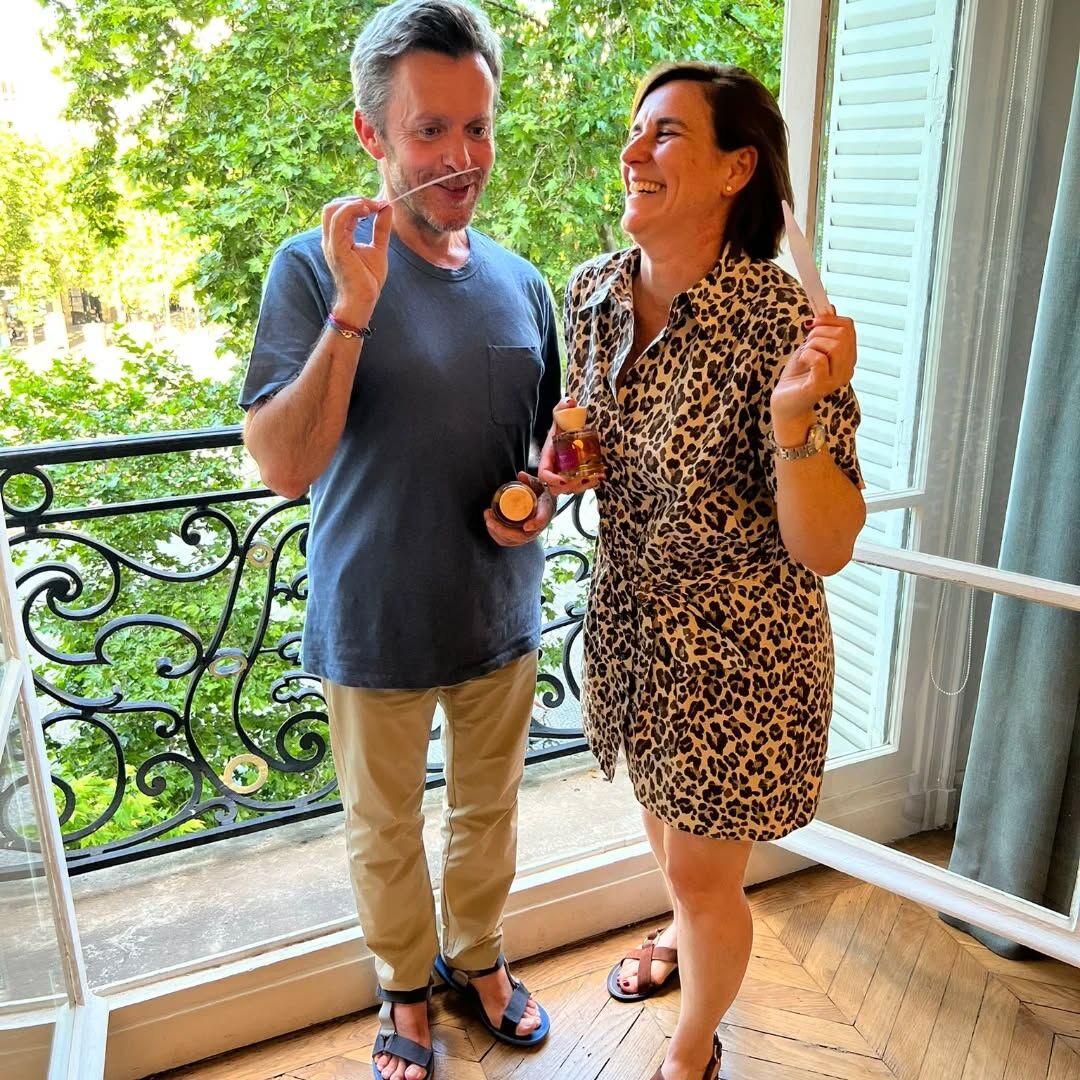 Nick Steward and Celine Perdriel 