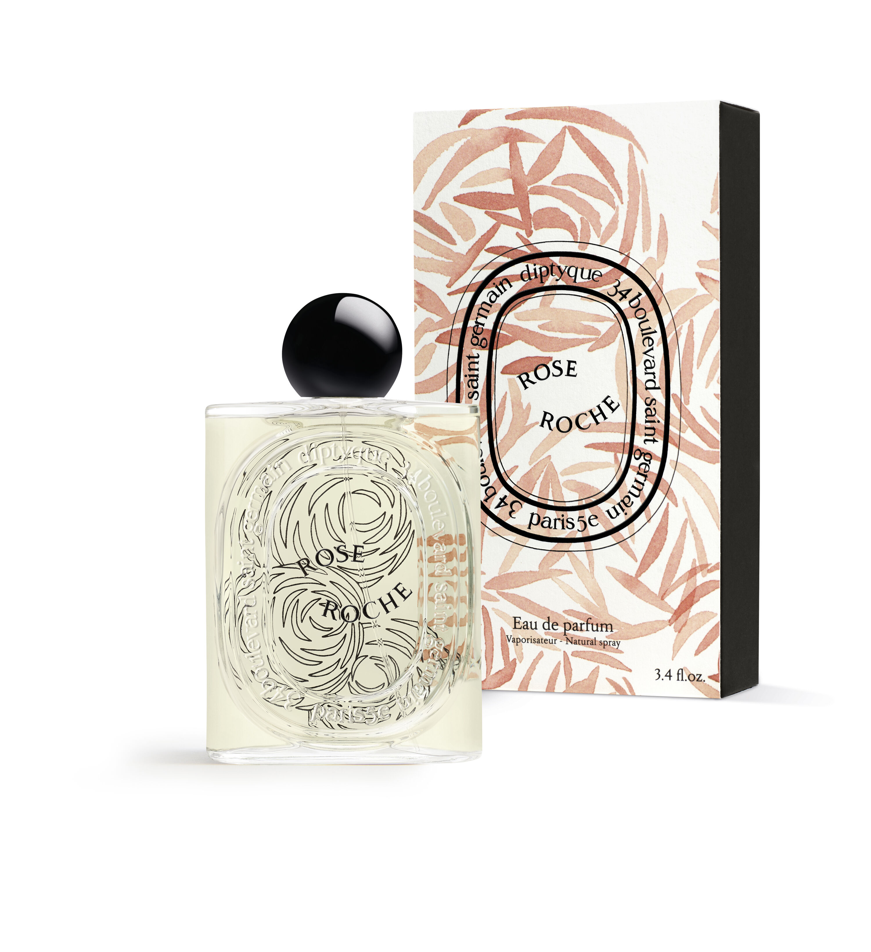 Rose Roche by Diptyque Les Eccences, flacon and box
