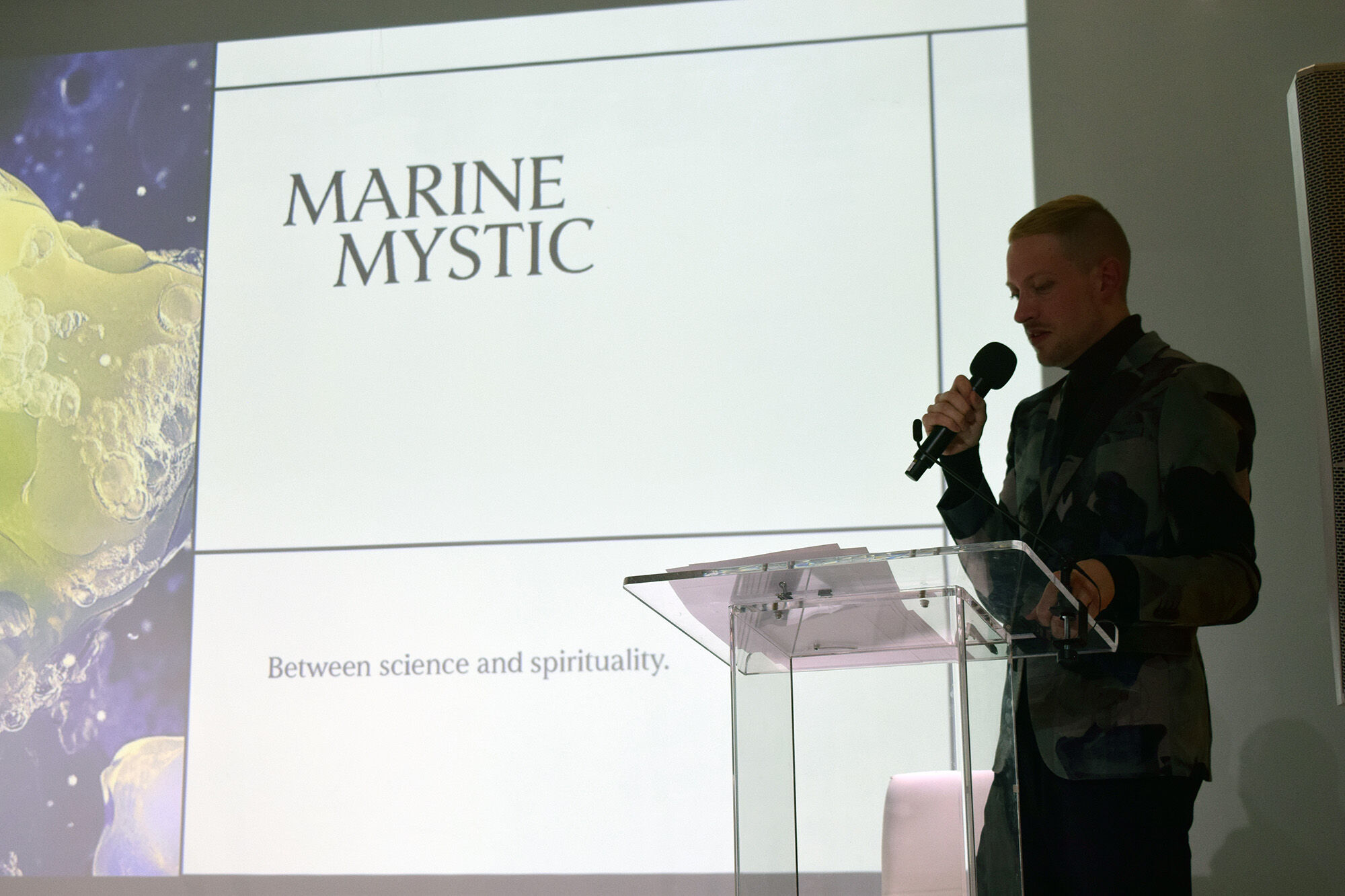 Marine slide for Michael Nordstrand of Mythologist.