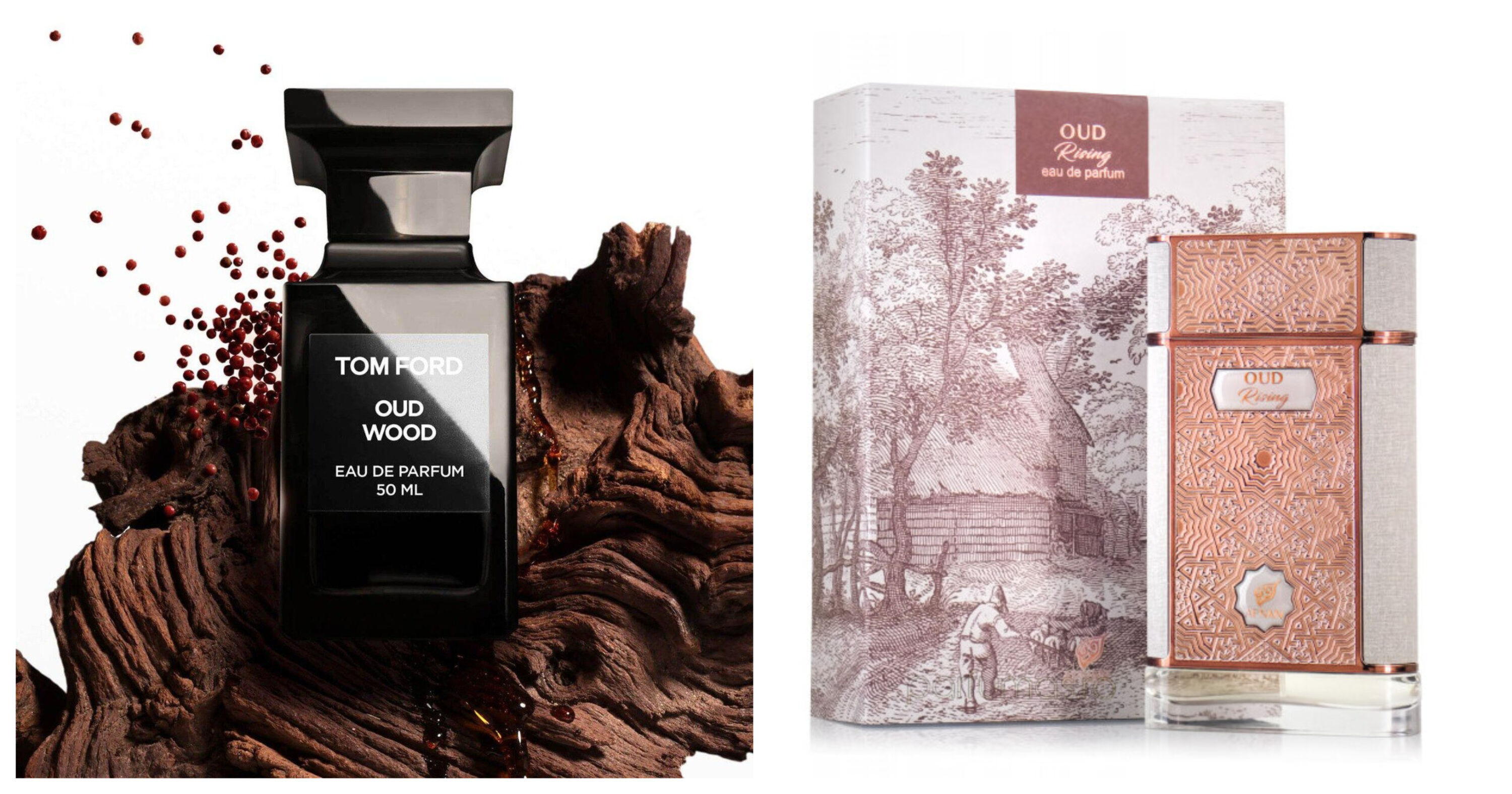 Oud wood & oud rising afnan