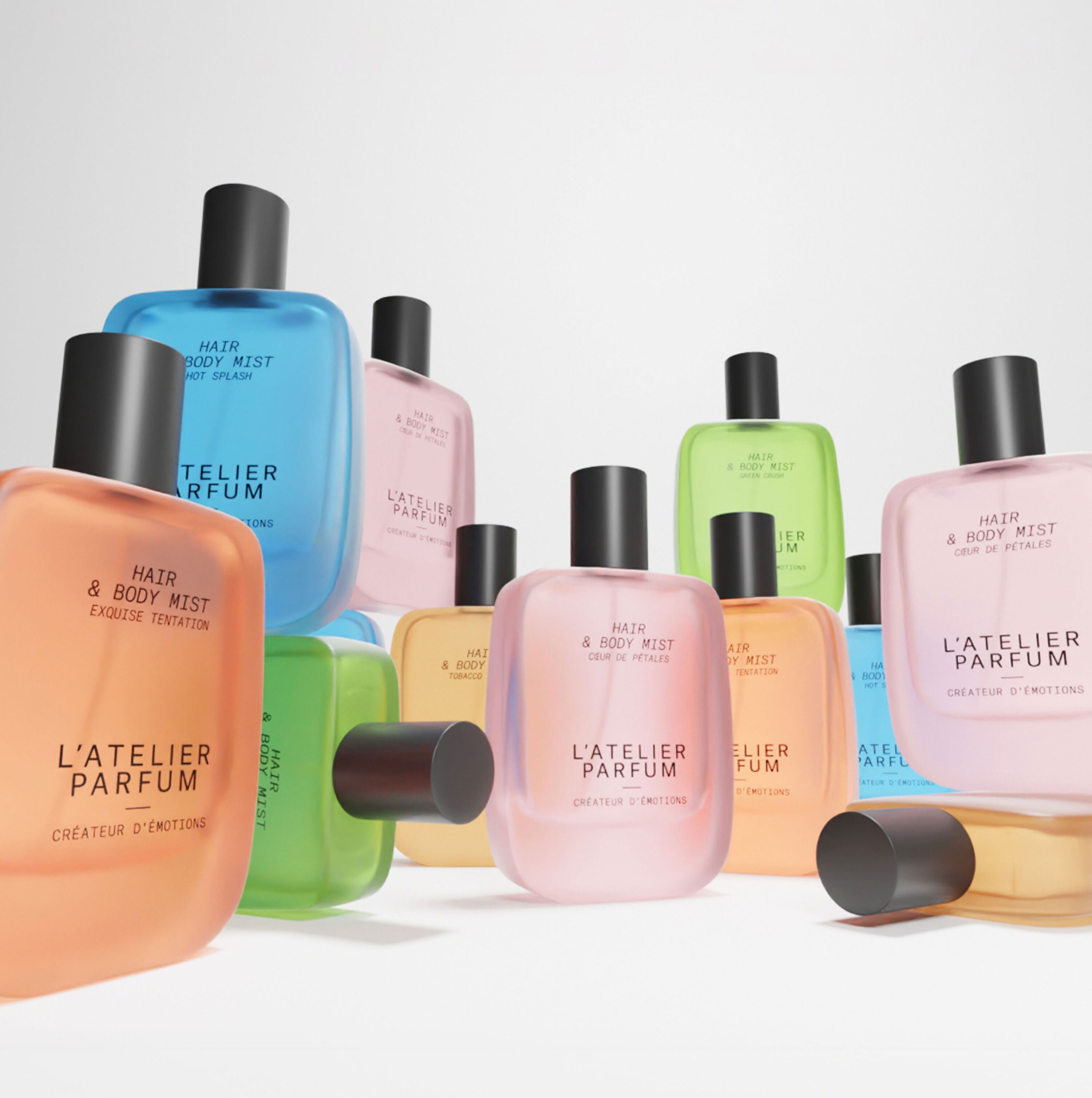 L`Atelier Parfums hair and body mist collection