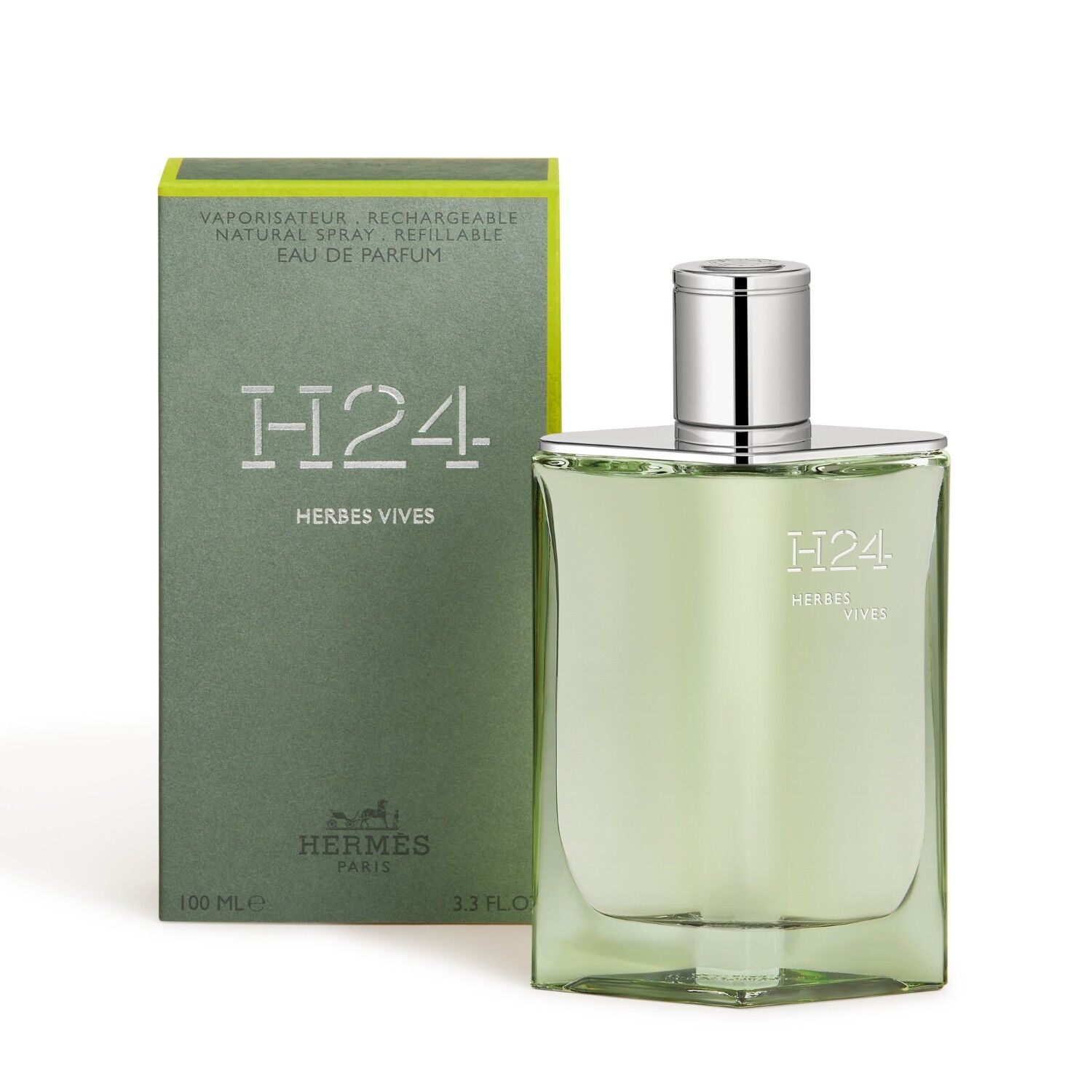 H24 Herbes Vives by Hermes flacon and box