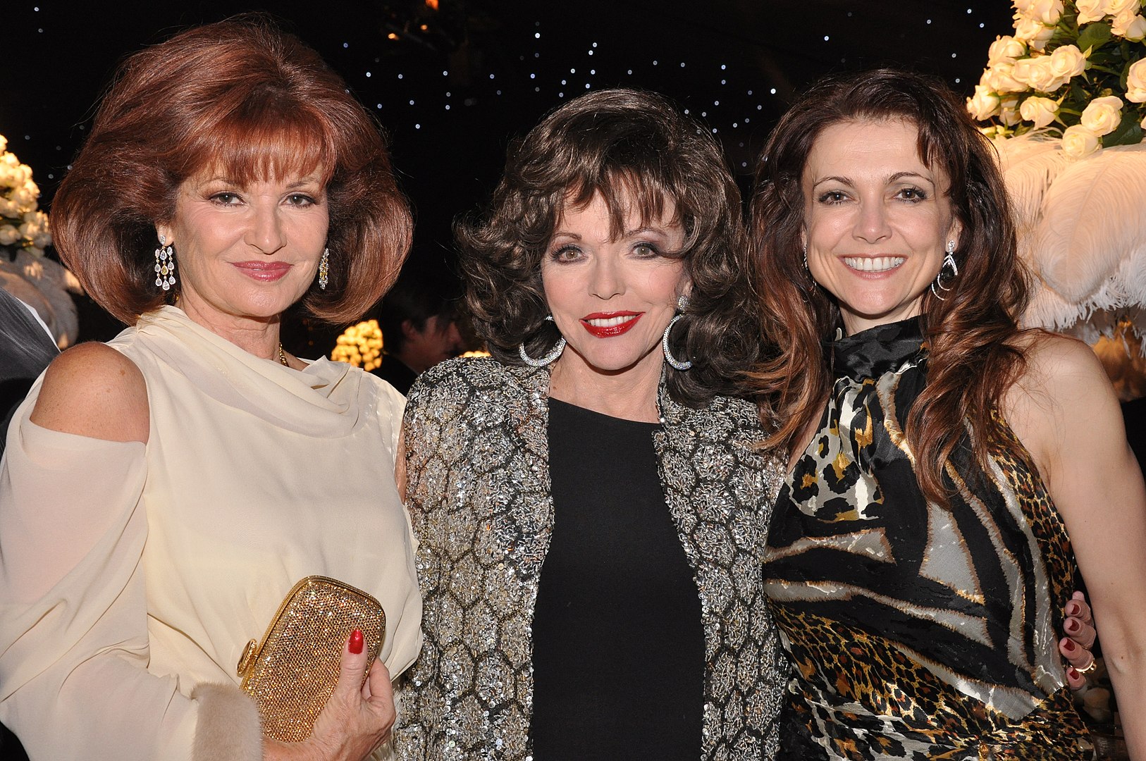 Ladies of Dynasty, Joan Collins (center)