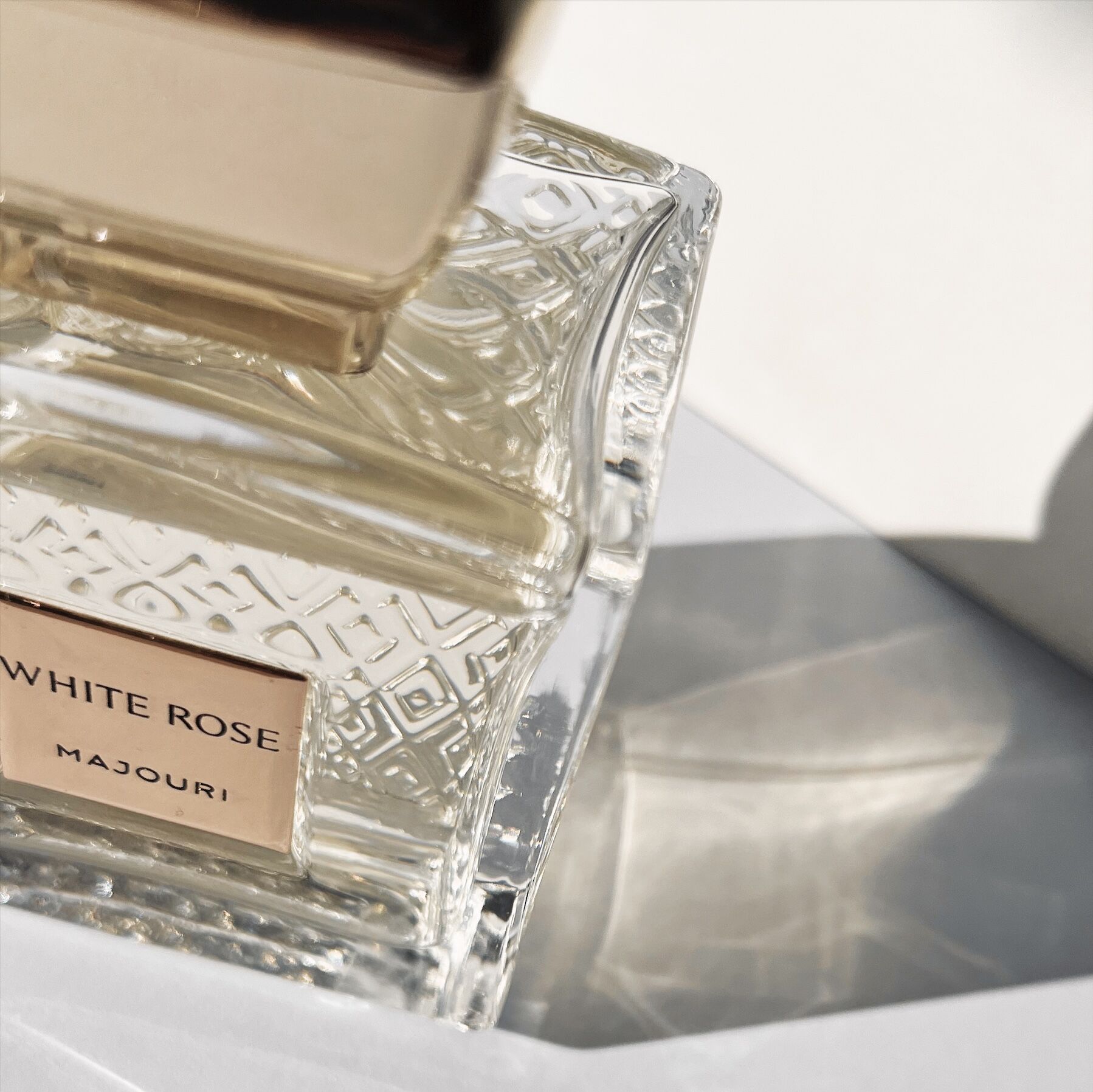 Two Flowers by Majouri: White Rose and Charming Tuberose