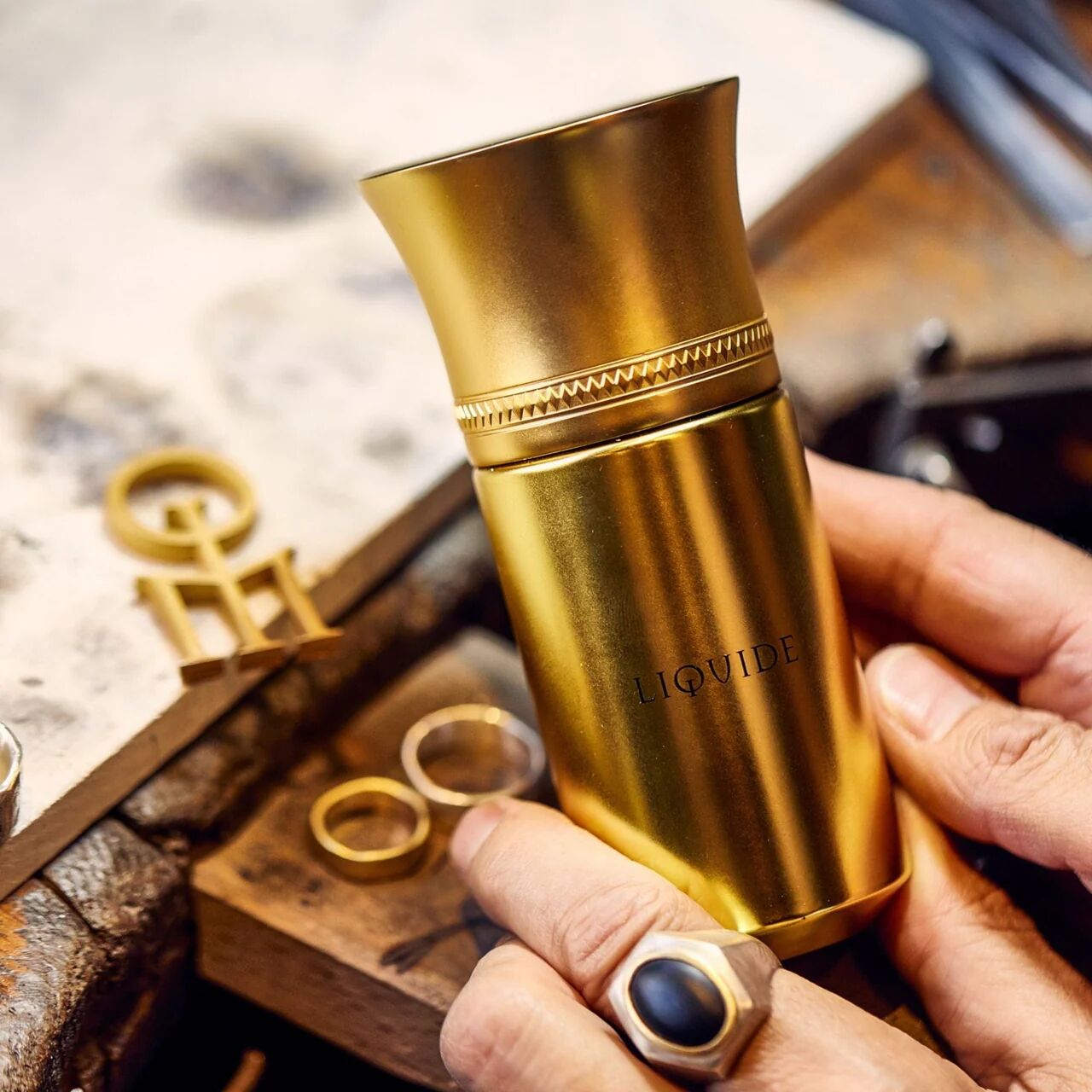 A Golden Fantasy: Liquide by Les Liquides Imaginaires