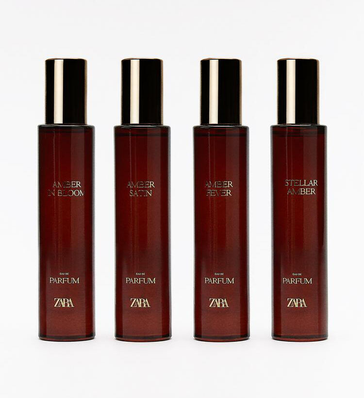ZARA AMBER COLLECTION 4X 30ML
