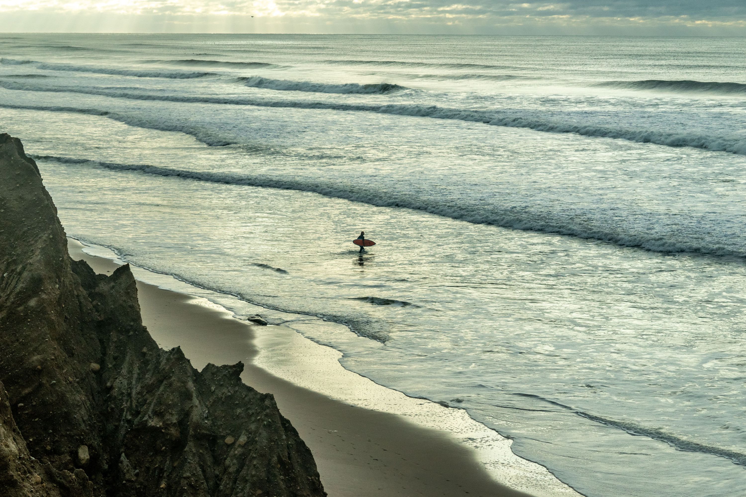 Surfing in Montauk