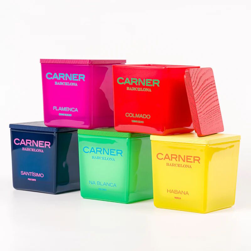 carner barcelona candles for the home in various scents and colors