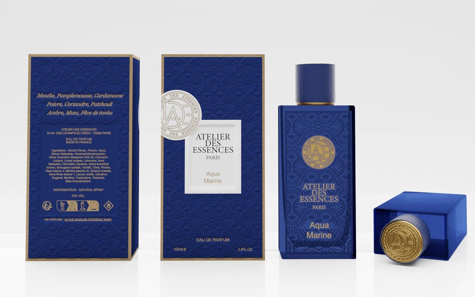 aqua marine atelier des essences