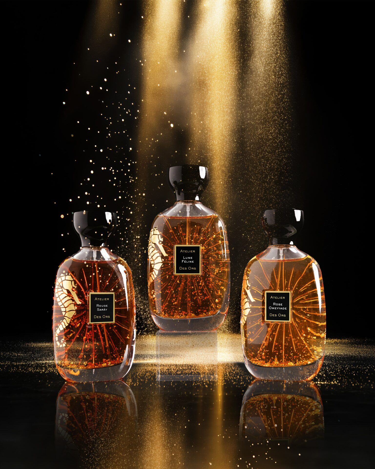 Atelier des Ors Introduces Vintage Editions of Lune Féline, Rose Omeyyade, and Rouge Sarây
