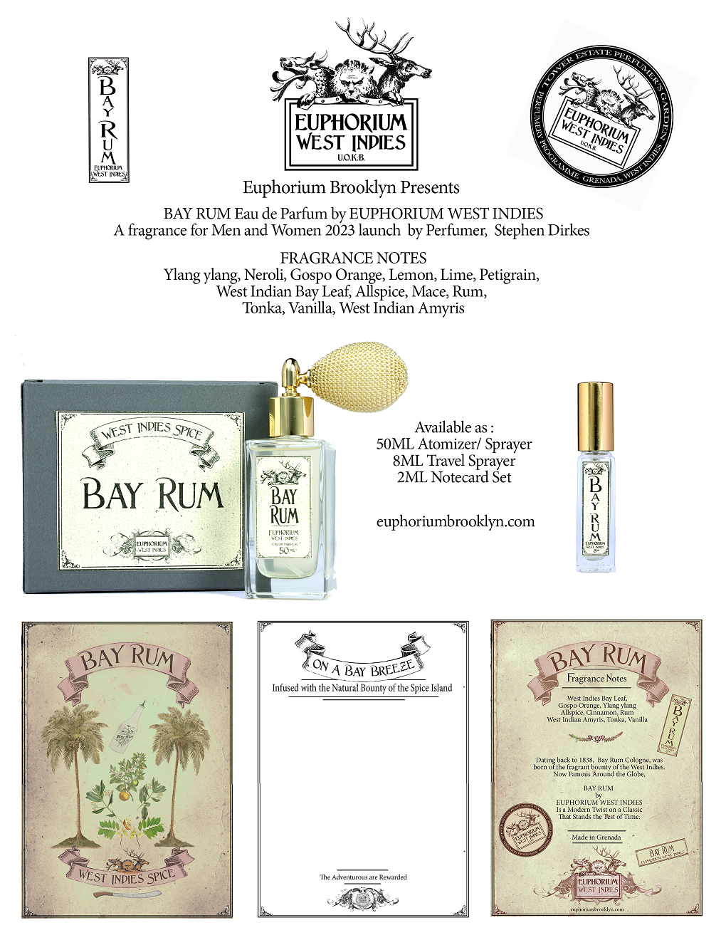 Euphorium Brooklyn Bay Rum launch