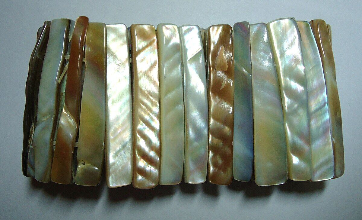 nacre bands via wikimedia commons