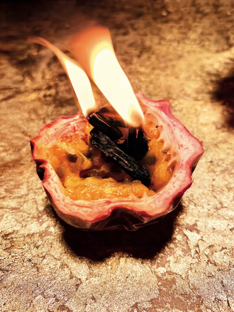 Burning oud