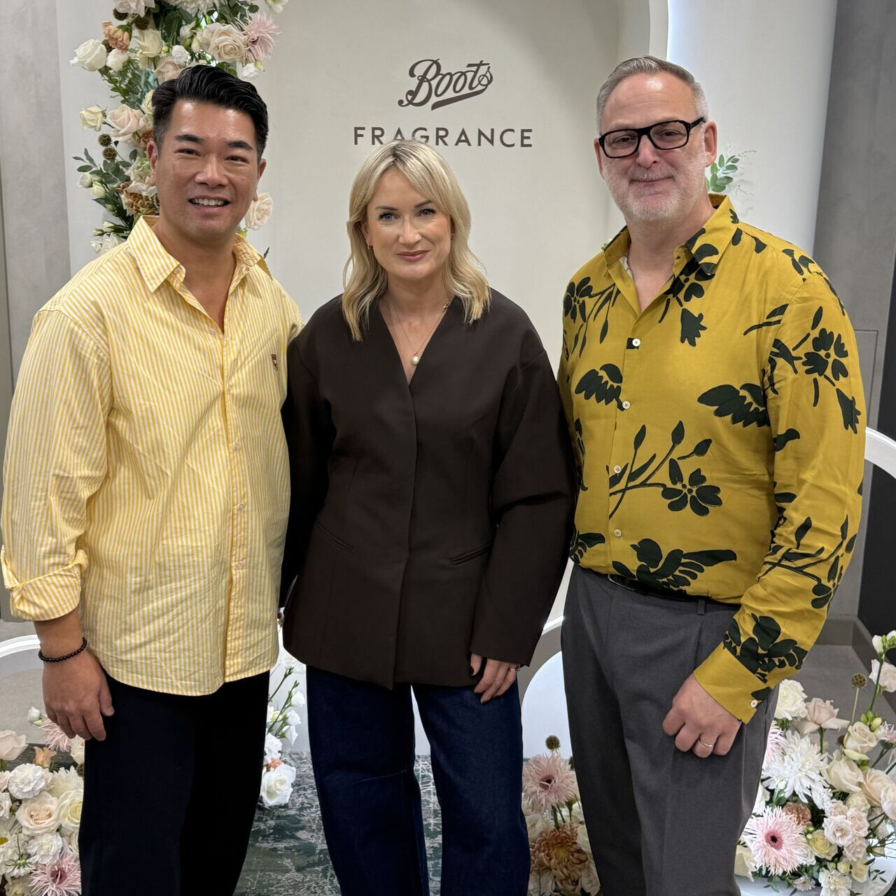 Ředitelka vůní Boots Chelsey Saunders szakladateli Ostens