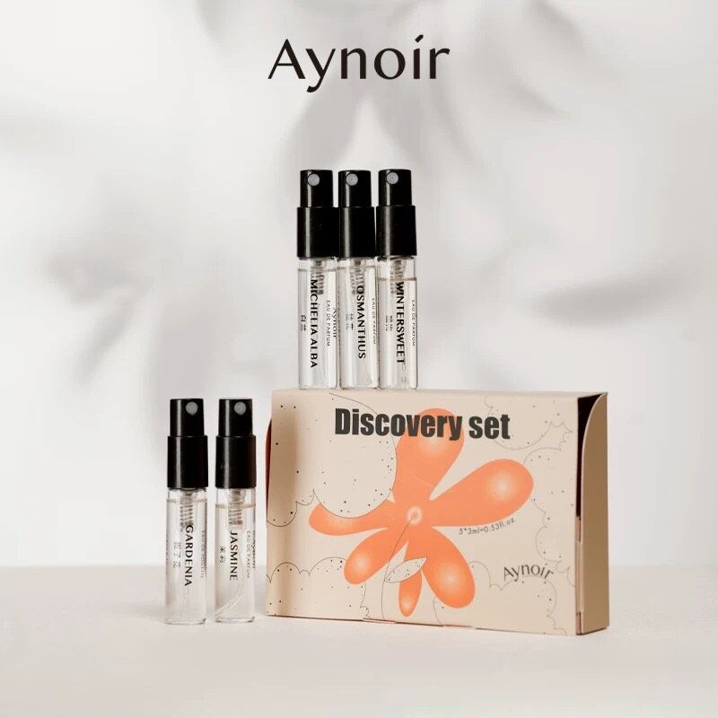 Aynoir discovery kit 1, Chinese perfume wintersweet, osmanthus, jasmine, michelia alba, gardenia