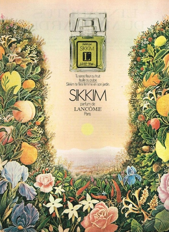 Sikkim Lancôme: Greenery, Florals and the Orient ~ Vintages