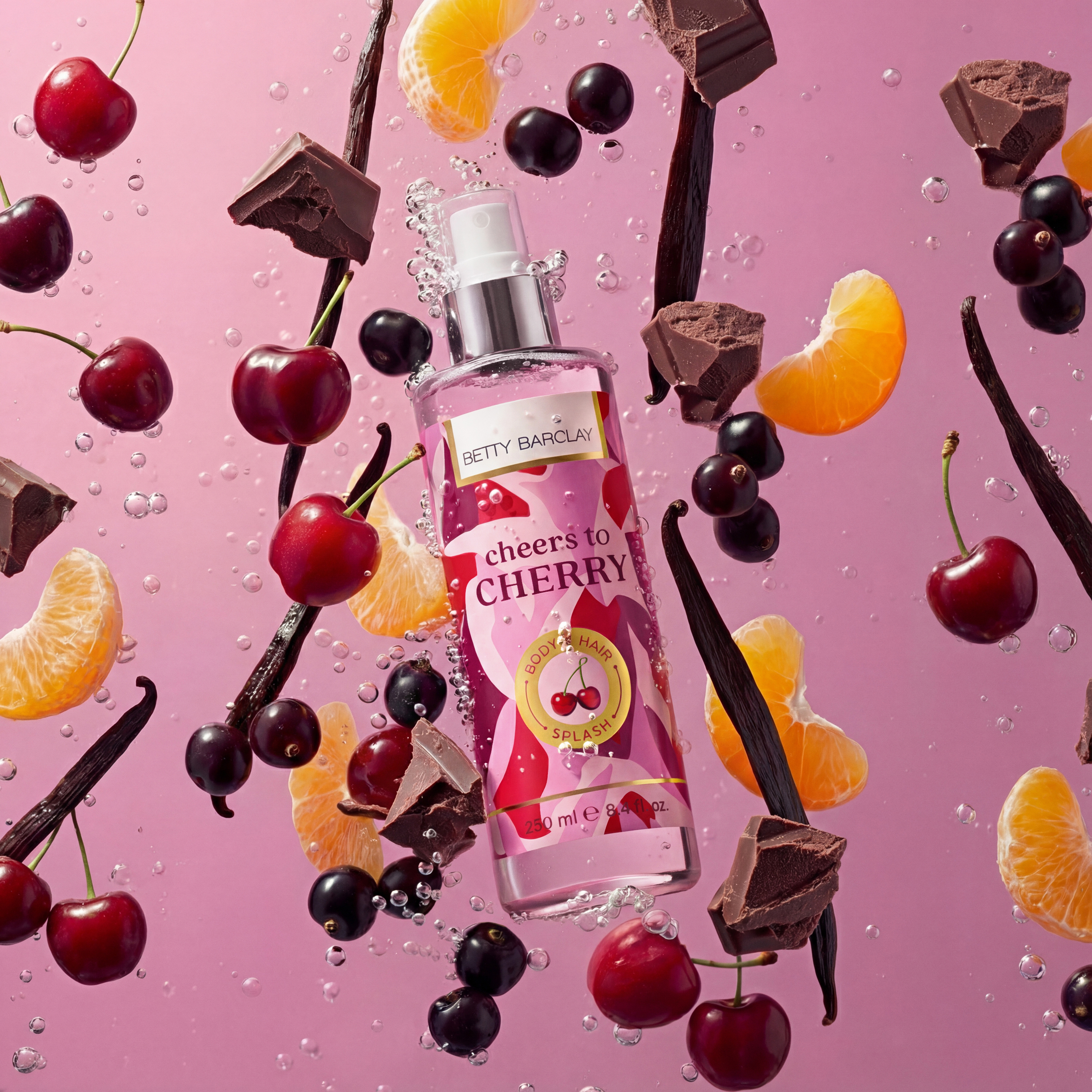 Betty Barclay Cheers to Cherry Body & Hair Splash