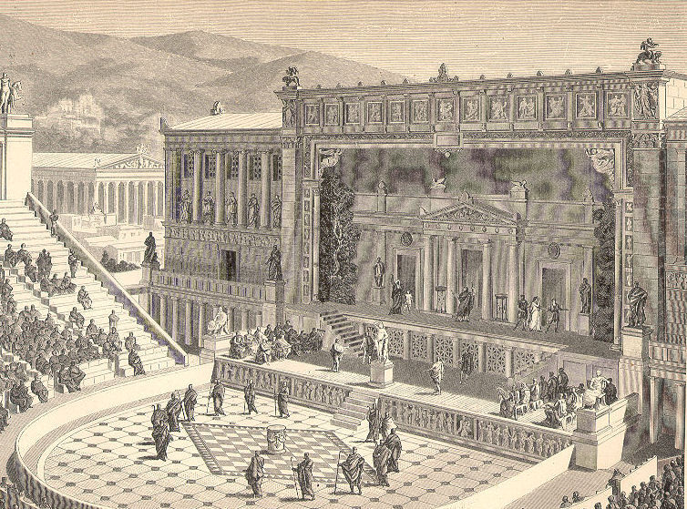 Dionysus Theater via wikimedia commons