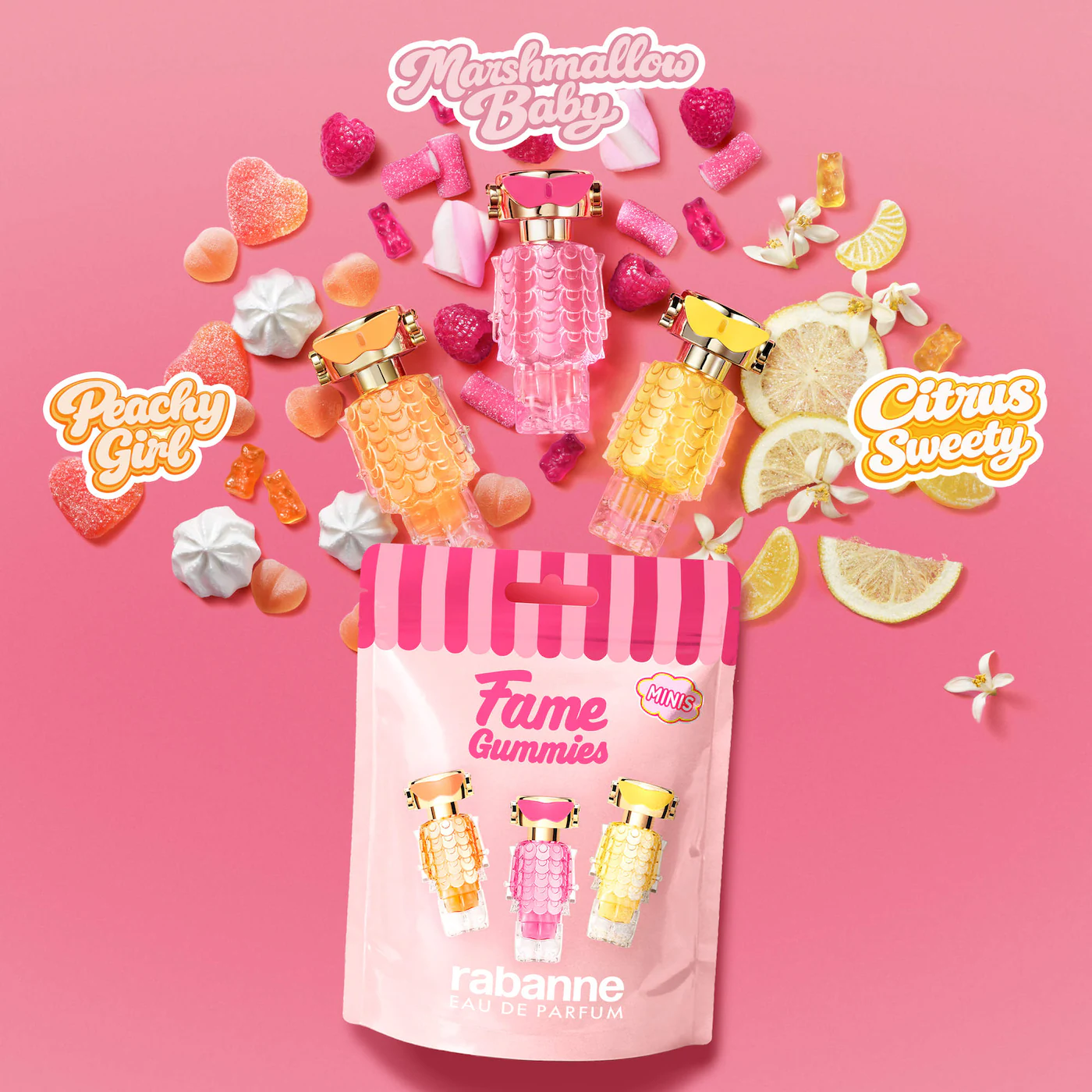 Rabanne Fame Gummies: Three Gourmand Fragrances Made to Mix ~ New ...