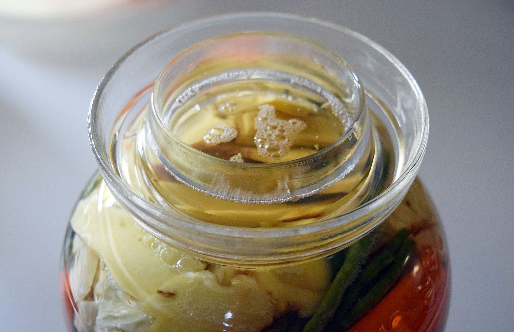 Pickles on the second day.