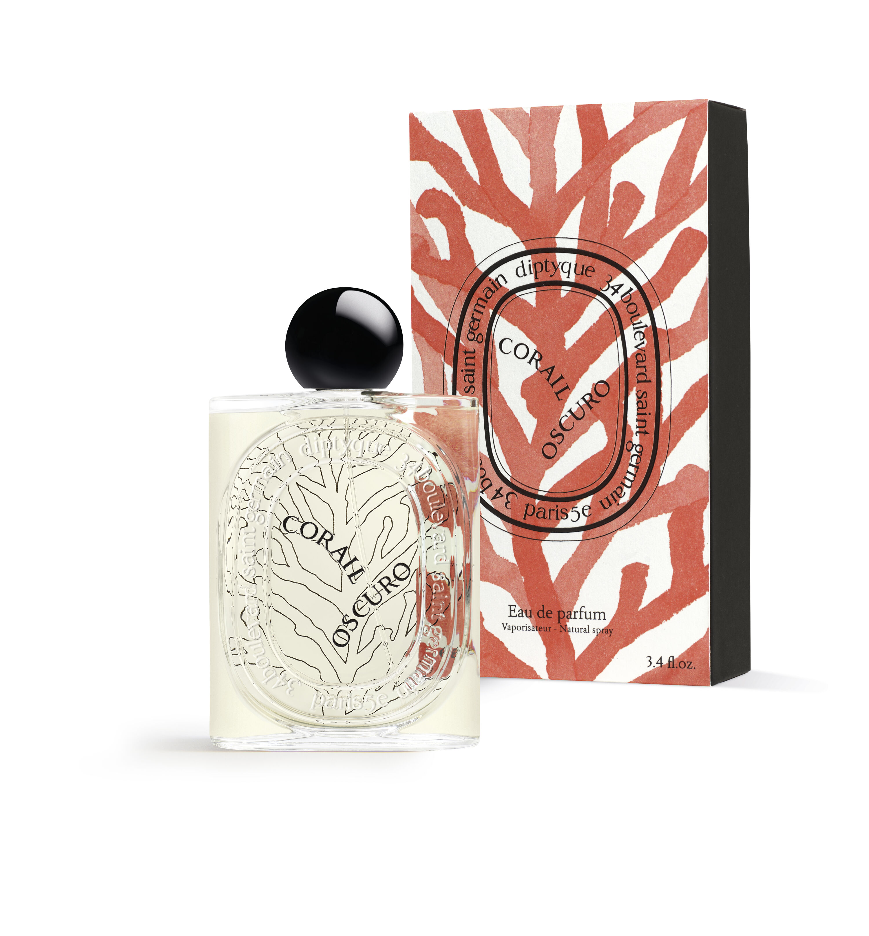 Corail Oscuro by Diptyque Les Essences, flacon and box