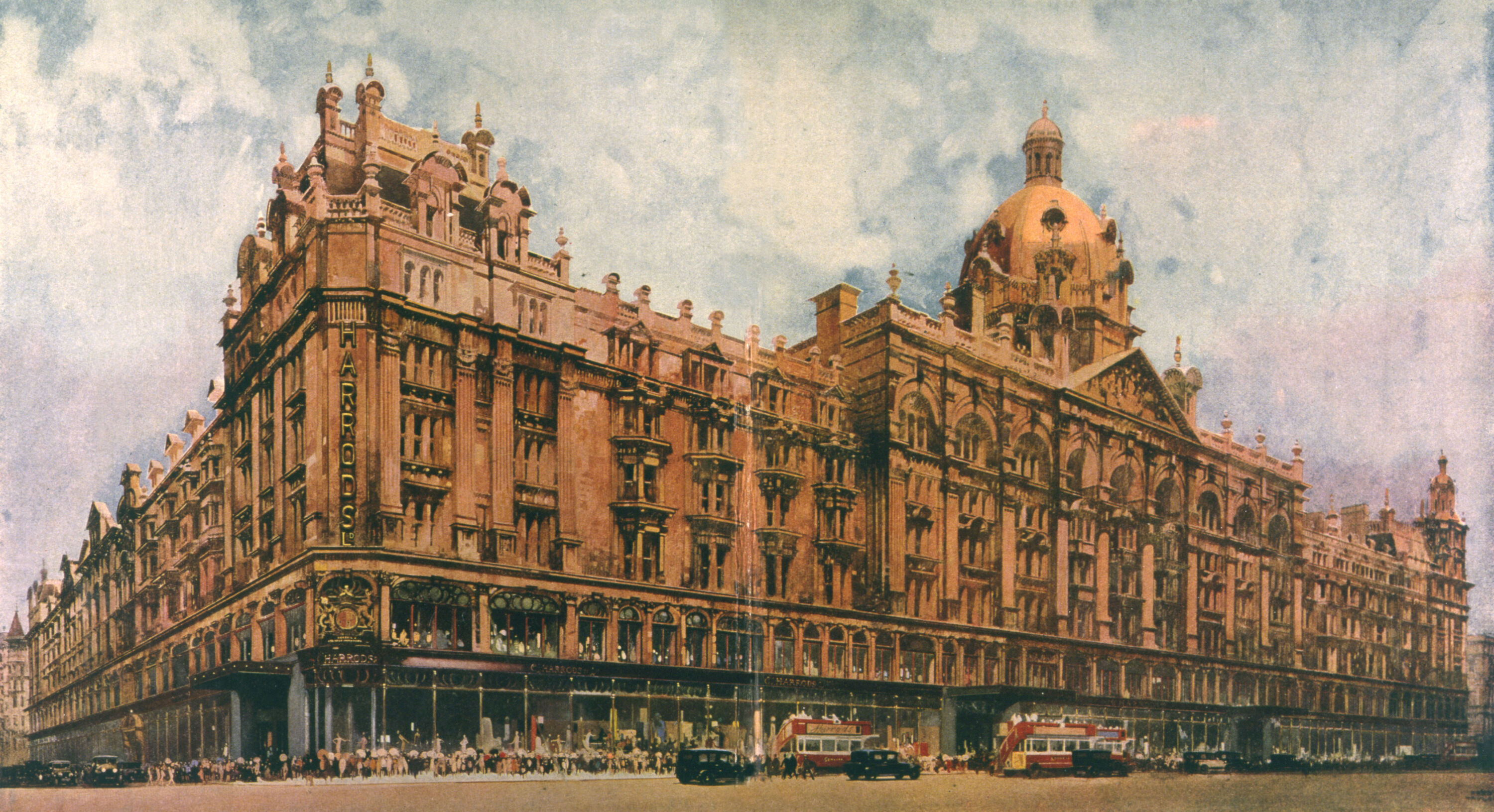 Harrods Exterior 1929. AdobeStock, 162260095