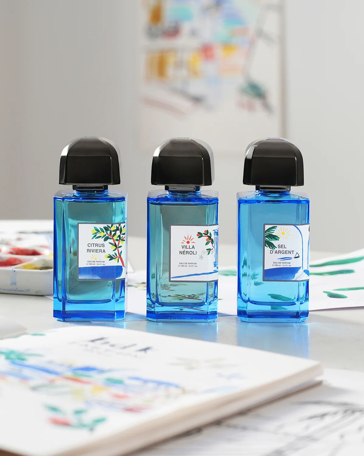 bsk x Edith Carron bottles