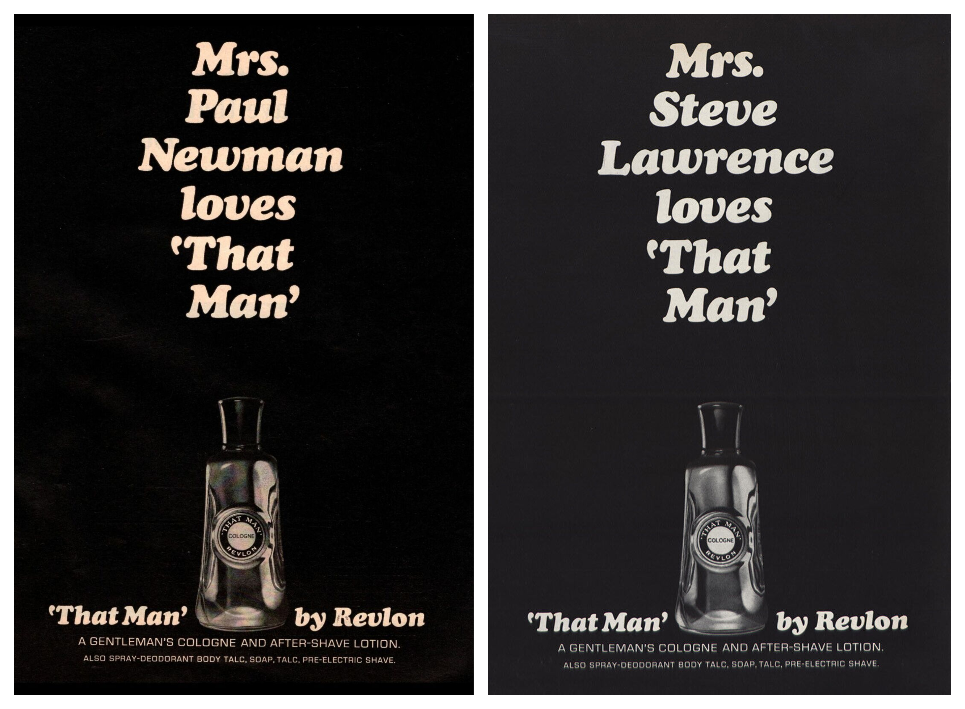 That Man Revlon 1965 posters