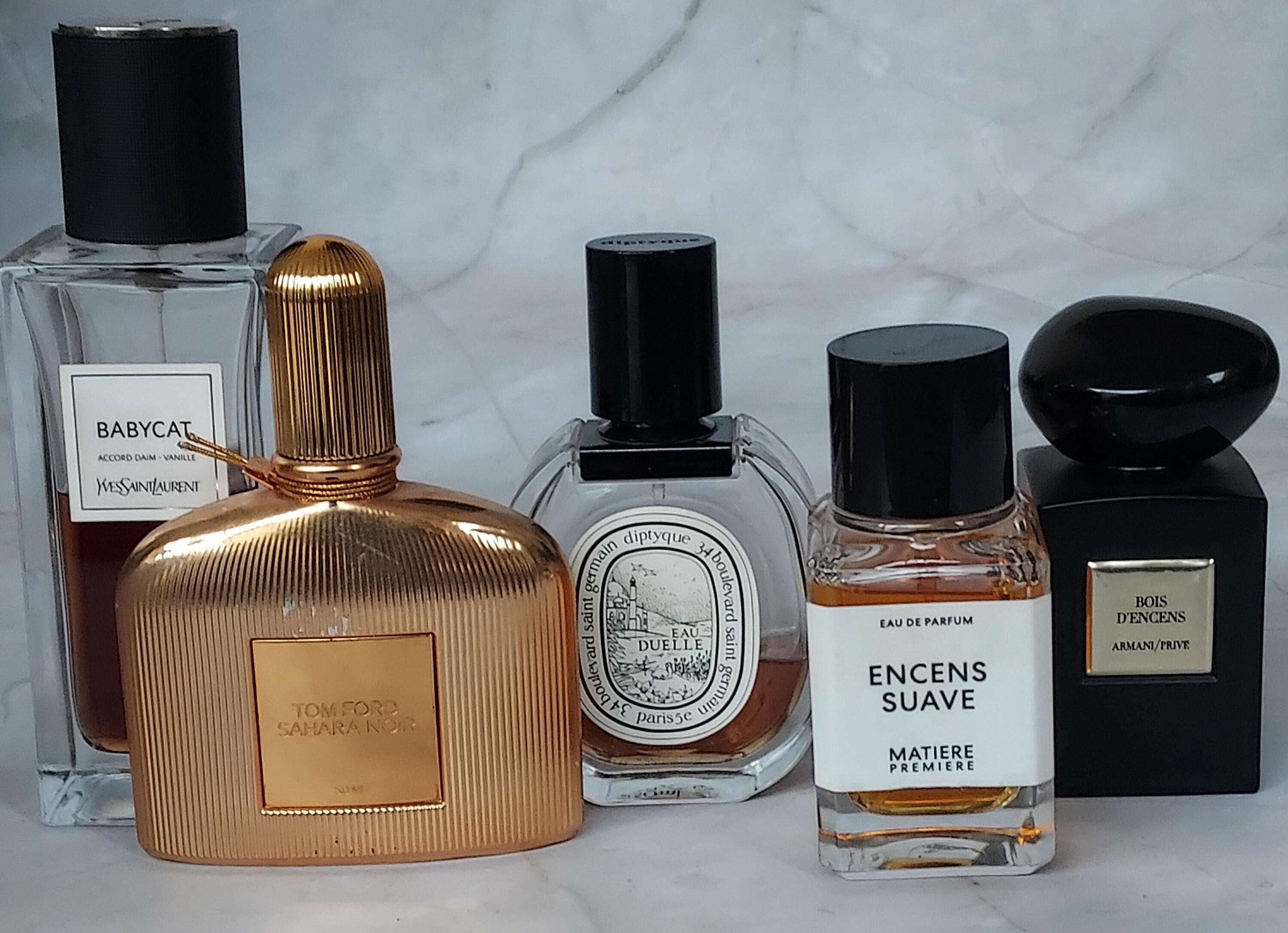 Smoky fragrances