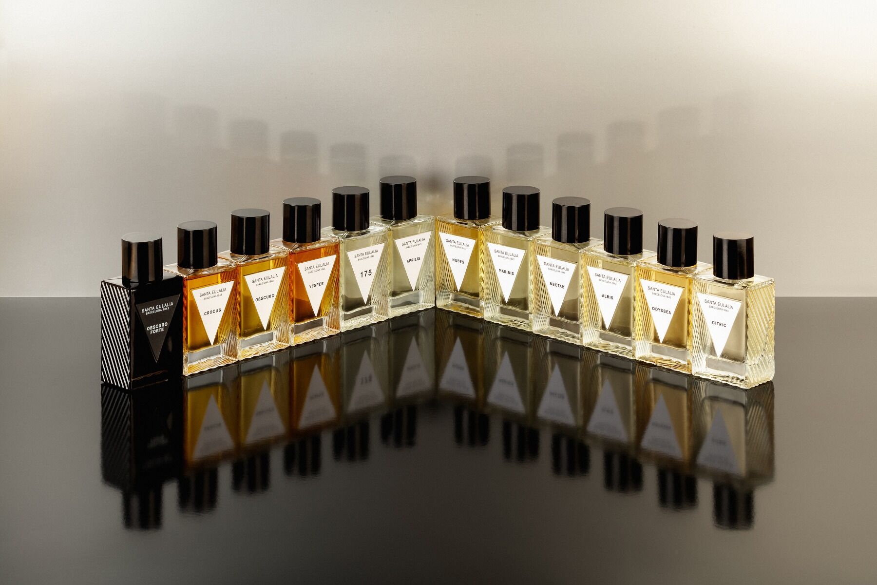 The whole line of Santa Eulalia perfumes