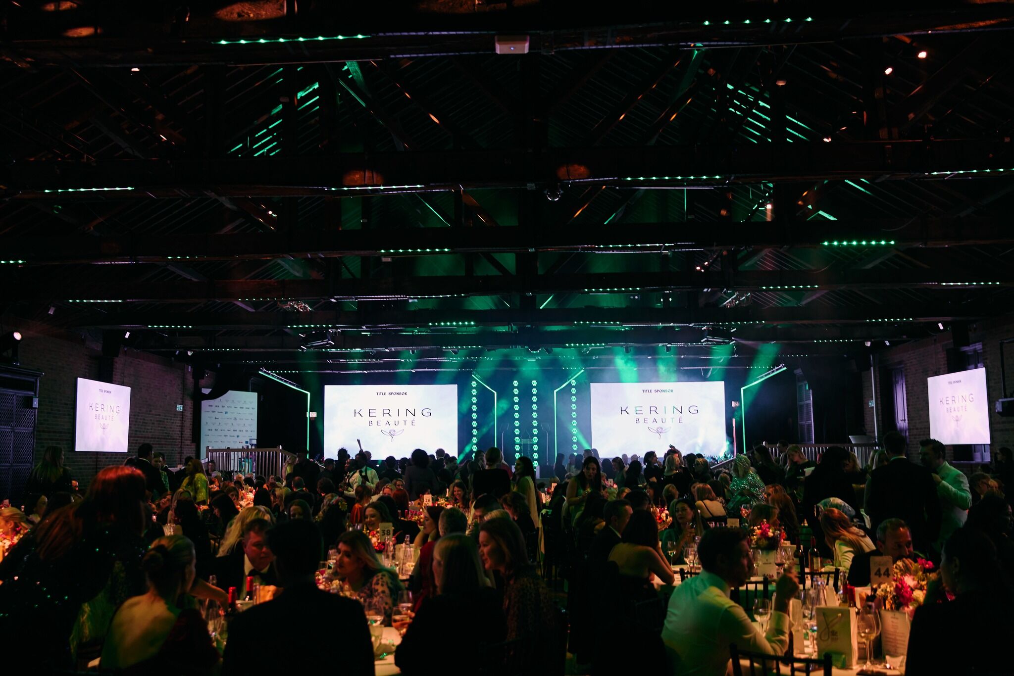 The hall during the awards presentation