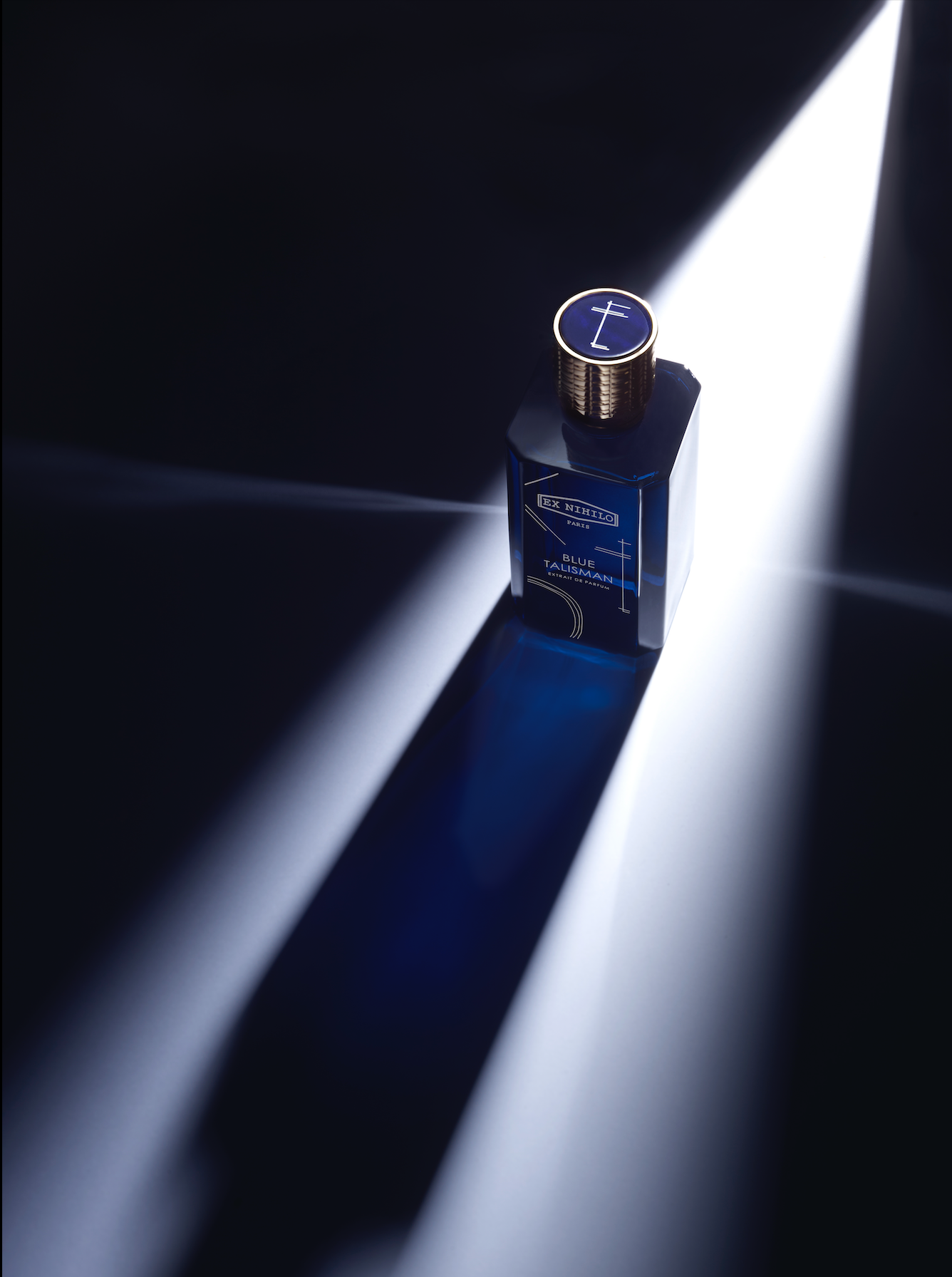 Blue Talisman Extrait by Ex Nihilo: A Study in Light and Shadow