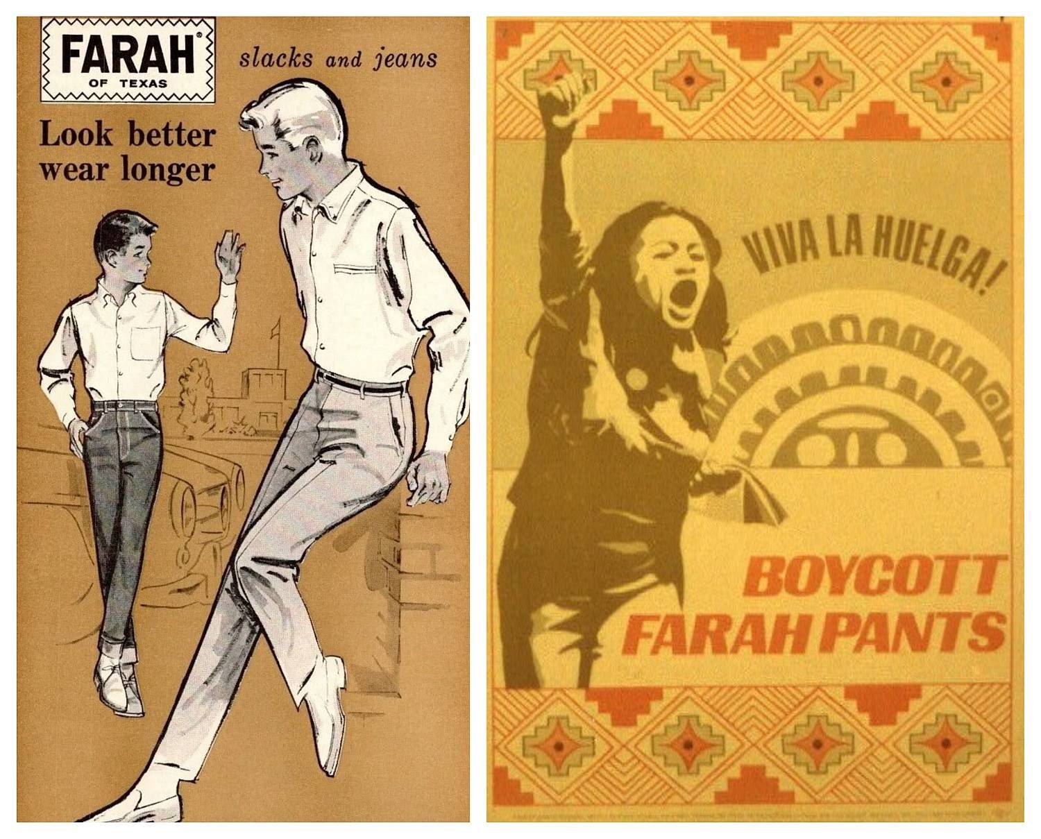 Farah slacks, Farah strike