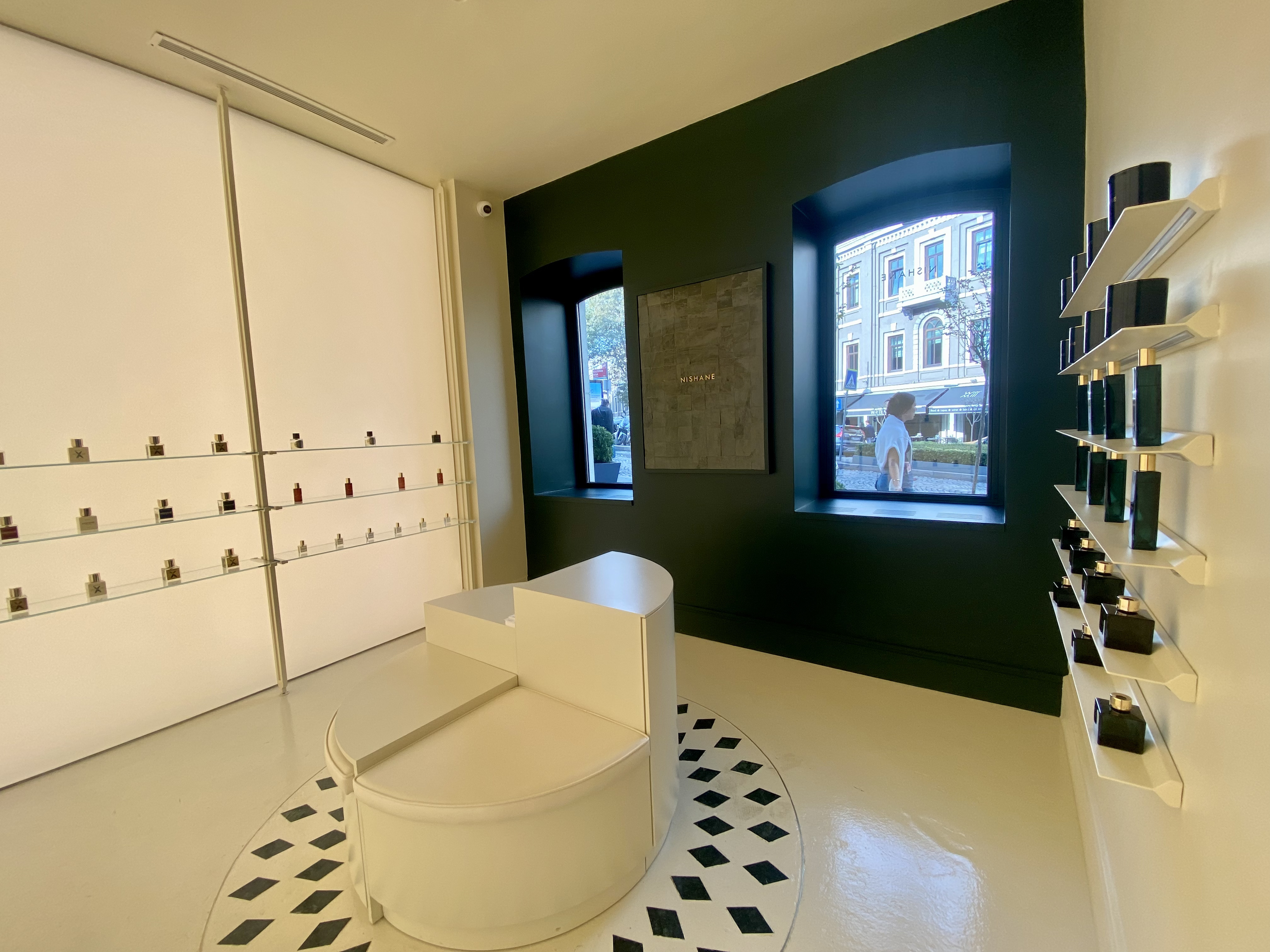 Nishane's boutique on the ground floor of headquarter