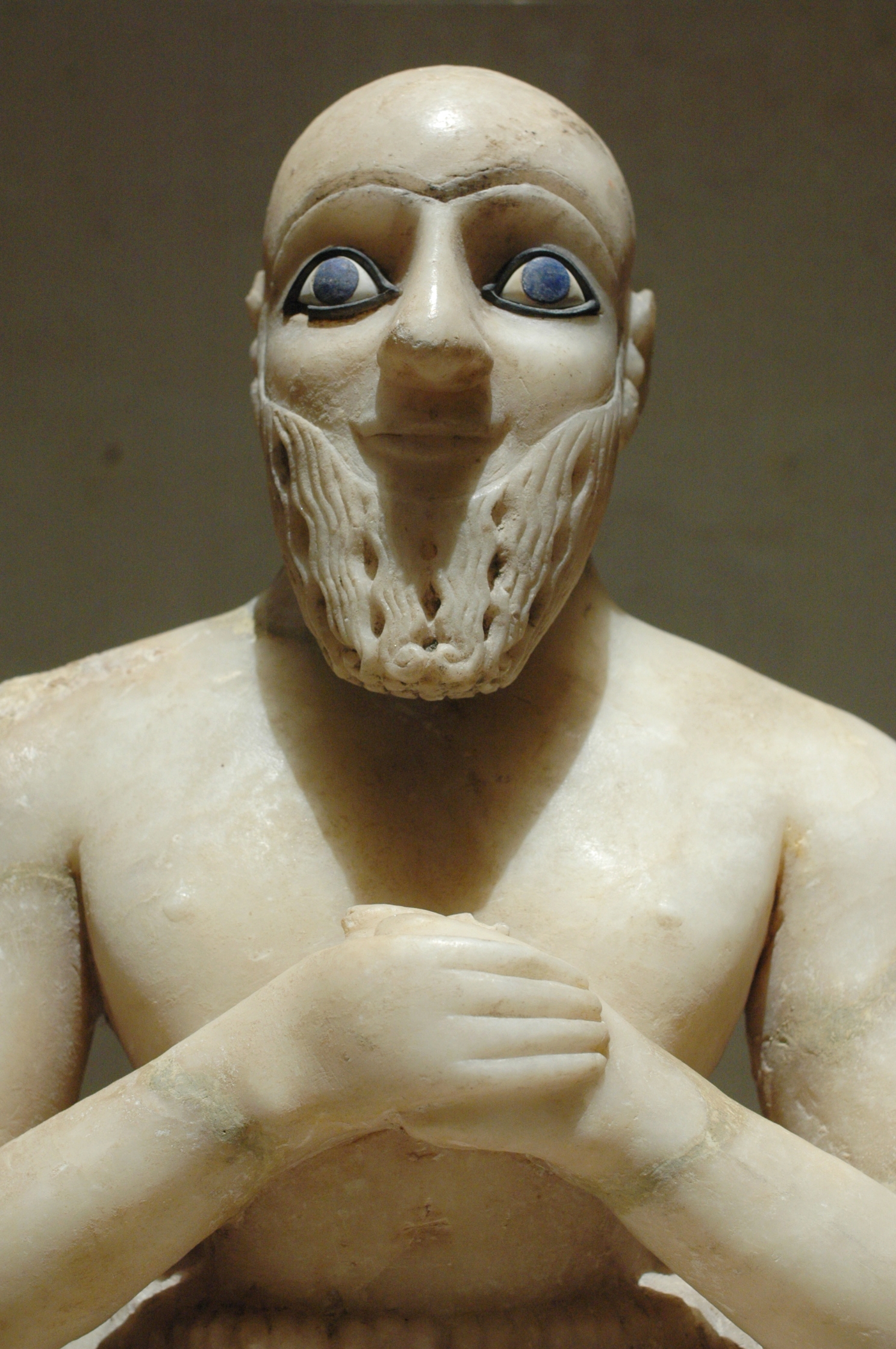 Sculpture of Ebish the second, found in Mari, now Louvre collection