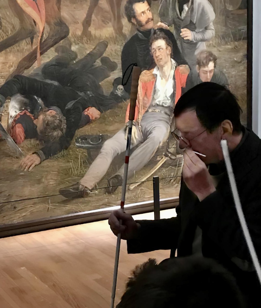  ODEUROPA_11 Hannes walrafen smell tour for the blind at Rijksmuseum ©CaroVerbeek