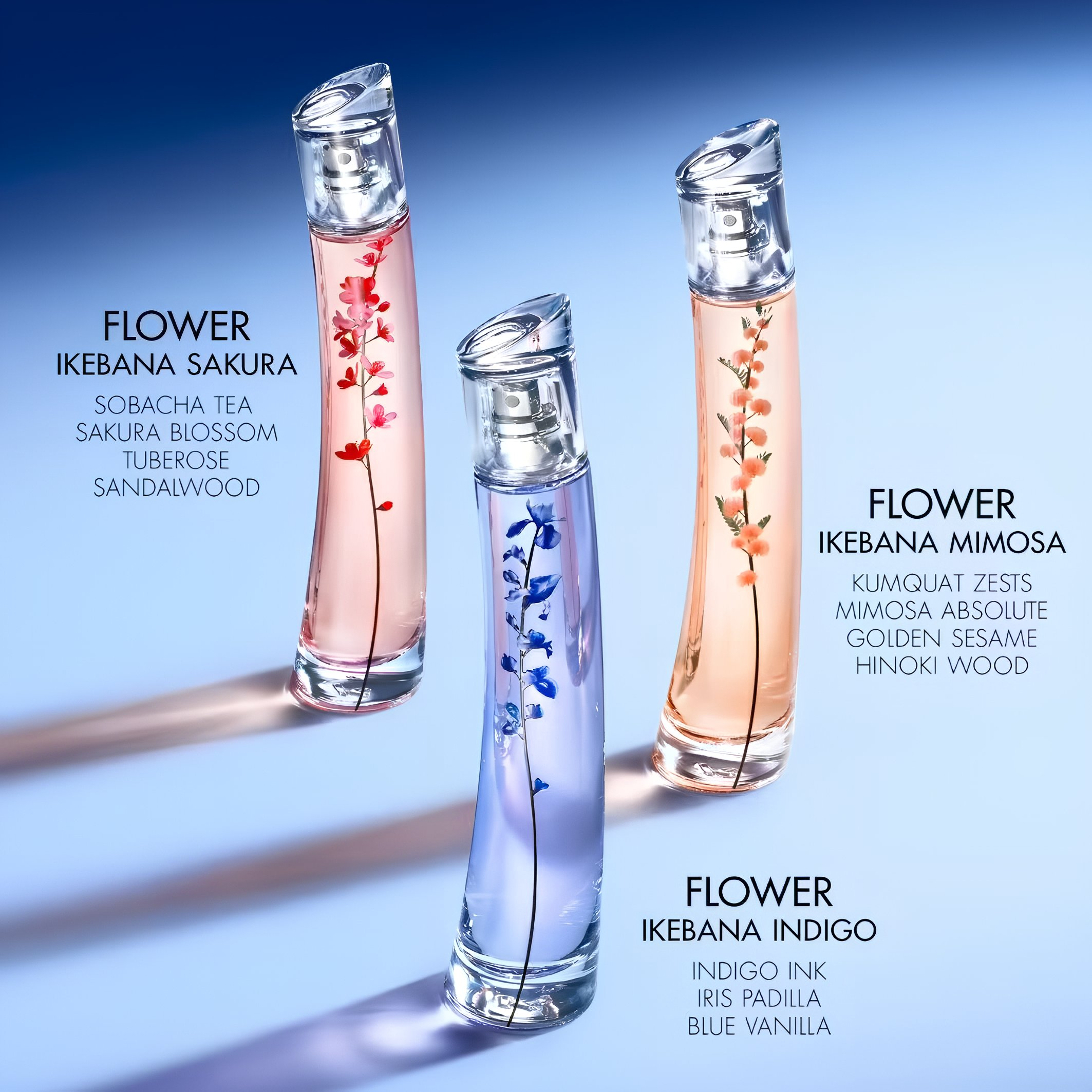 Flower by Kenzo Ikebana Indigo: икебана в цвете индиго