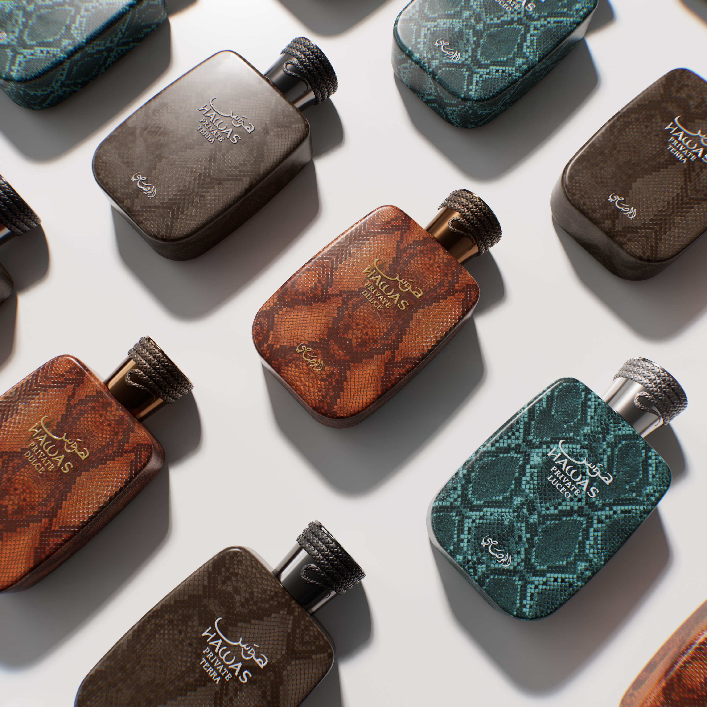 Rasasi Introduces Hawas Private Collection: Hawas Private Luceo, Hawas Private Terra, and Hawas Private Dulce