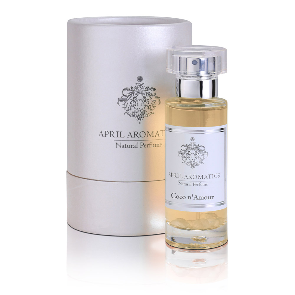 Coco N'Amour by April Aromatics flacon and box