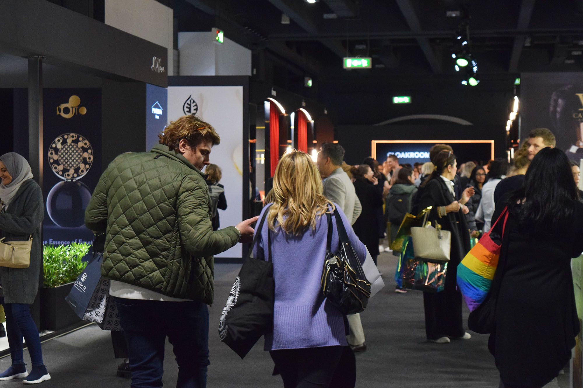 The crowds at Esxence 2024 in Milan.