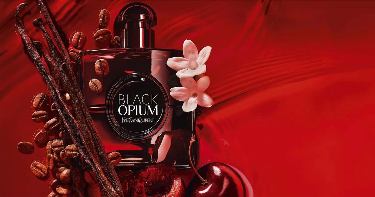 Black Opium Over Red by Yves Saint Laurent: Multifaceted Cherry and ...