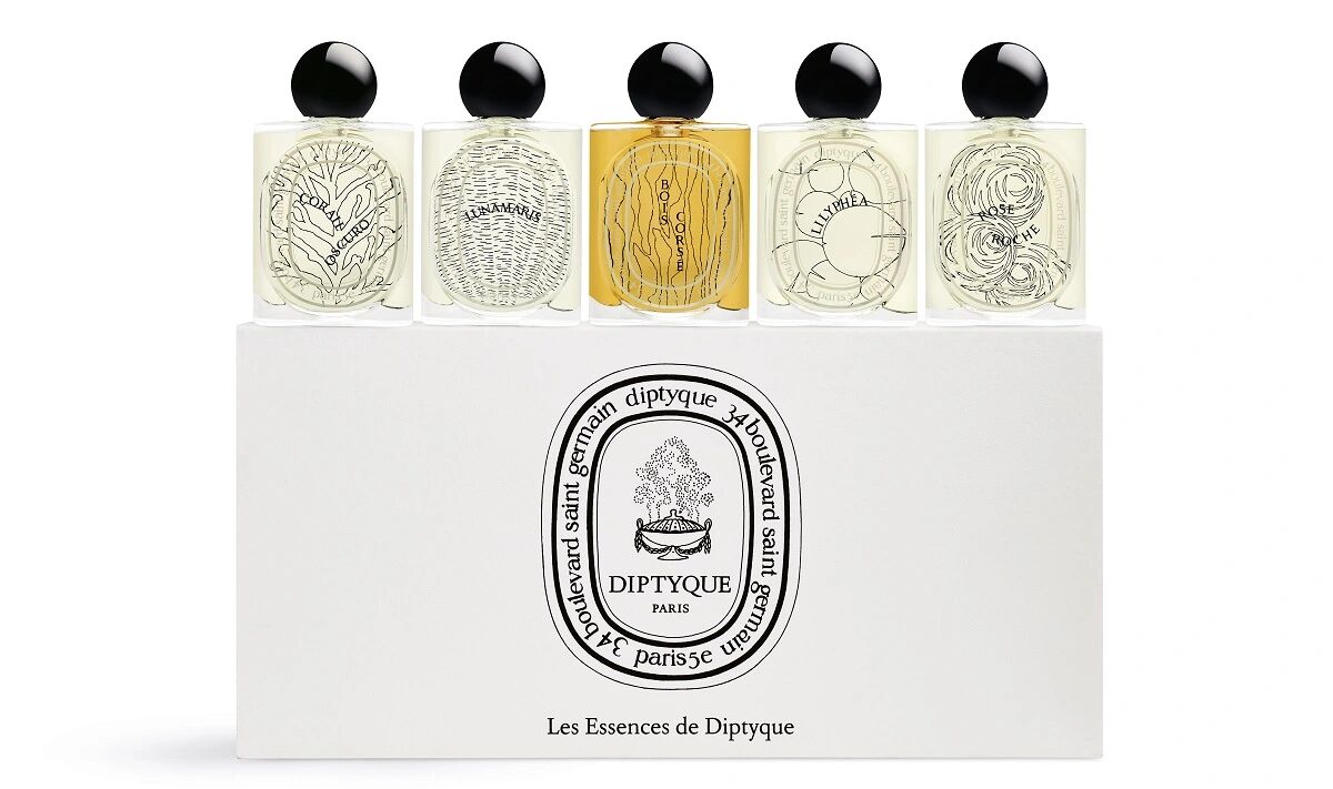 les essences de diptyque bottles and box 
